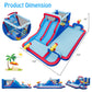 Inflatable Bounce House with 2 Water Slides and 3 Water Cannons With 750W Blower