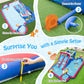 Inflatable Bounce House with 2 Water Slides and 3 Water Cannons With 750W Blower