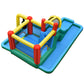 Inflatable Water Slide with Splash Pool Water Park and 750W Blower