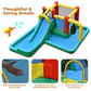 Inflatable Water Slide with Splash Pool Water Park and 750W Blower