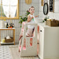Kids Kitchen Step Stool with Double Safety Rails -Pink