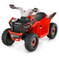 Kids Ride on ATV 4 Wheeler Quad Toy Car with Direction Control-Red