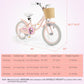 16" Kid's Bike with Training Wheels and Adjustable Handlebar Seat-Pink