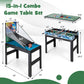 14-in-1 Combo Game Table Set Multi Game Table with Foosball